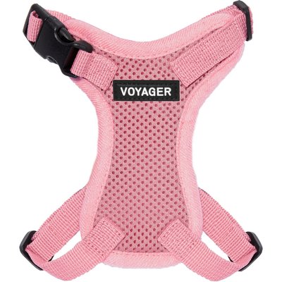 Best Pet Supplies Best Pet Supplies Voyager Step-in Lock Dog Harness, Pink with Matching Trim, XX-Small