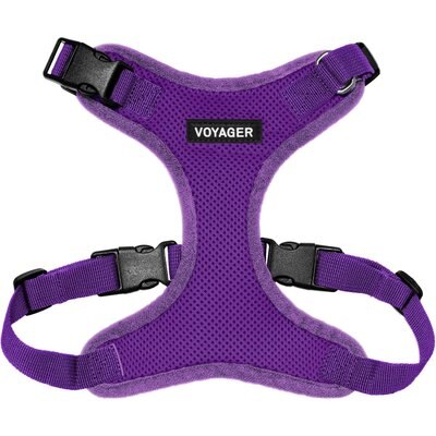 Best Pet Supplies Best Pet Supplies Voyager Step-in Lock Dog Harness, Purple with Matching Trim, X-Large