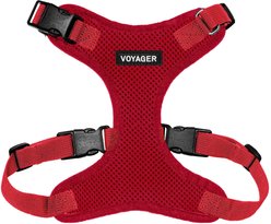 Best Pet Supplies Voyager Step-in Lock Dog Harness, Red with Matching Trim, Small