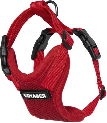 Show full view: Best Pet Supplies Voyager Step-in Lock Dog Harness, Red with Matching Trim, XXX-Small slide 3 of 5