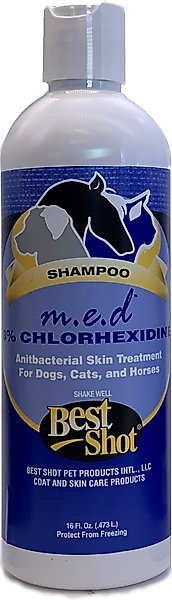 Best Shot M.E.D. 3% Chlorhexidine Dog, Cat & Horse Skin Treatment