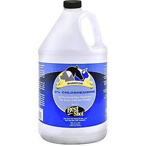 Best Shot M.E.D. 3% Chlorhexidine Dog, Cat & Horse Skin Treatment, 1-gal bottle