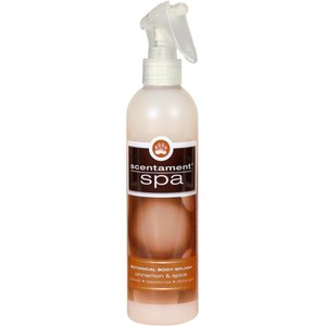 Best Shot Scentament Spa Botanical Body Splash Cinnamon & Spice Dog & Cat Spray, 8-fl oz bottle