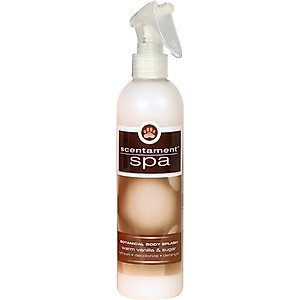 Best Shot Scentament Spa Botanical Body Splash Warm Vanilla & Sugar Dog & Cat Spray, 8-fl oz bottle