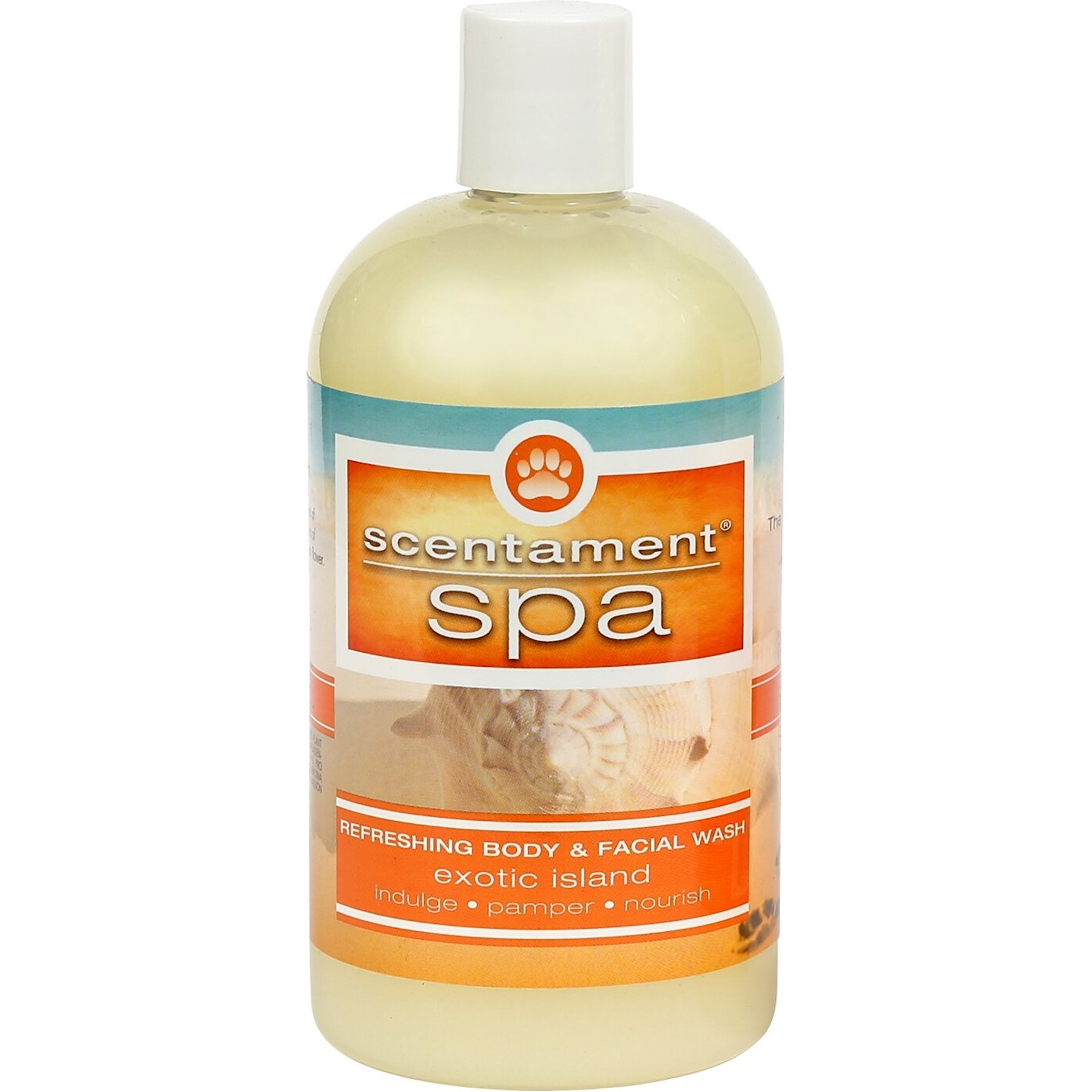Best Shot Scentament Spa Exotic Island Facial & Body Dog & Cat Wash, 16-fl oz bottle