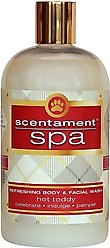 Best Shot Scentament Spa Hot Toddy Facial & Body Dog & Cat Wash, 16-fl oz bottle