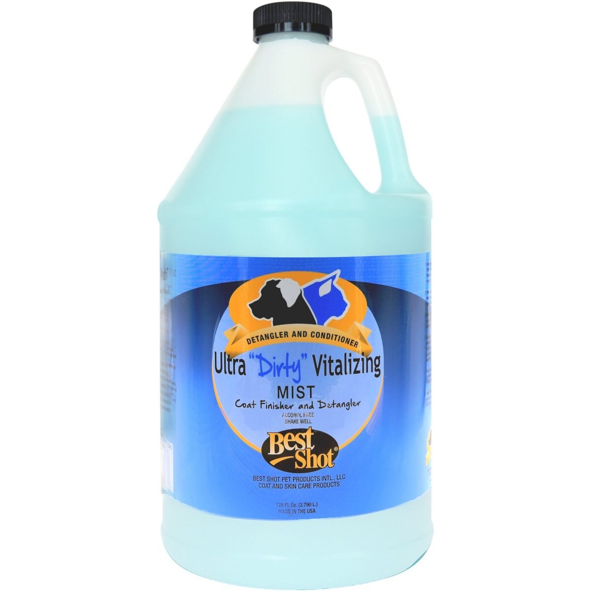 Best Shot Ultra Dirty Vitalizing Dog & Cat Mist Grooming Spray, 1-gal bottle