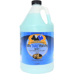Best Shot Ultra Dirty Vitalizing Dog & Cat Mist Grooming Spray, 1-gal bottle