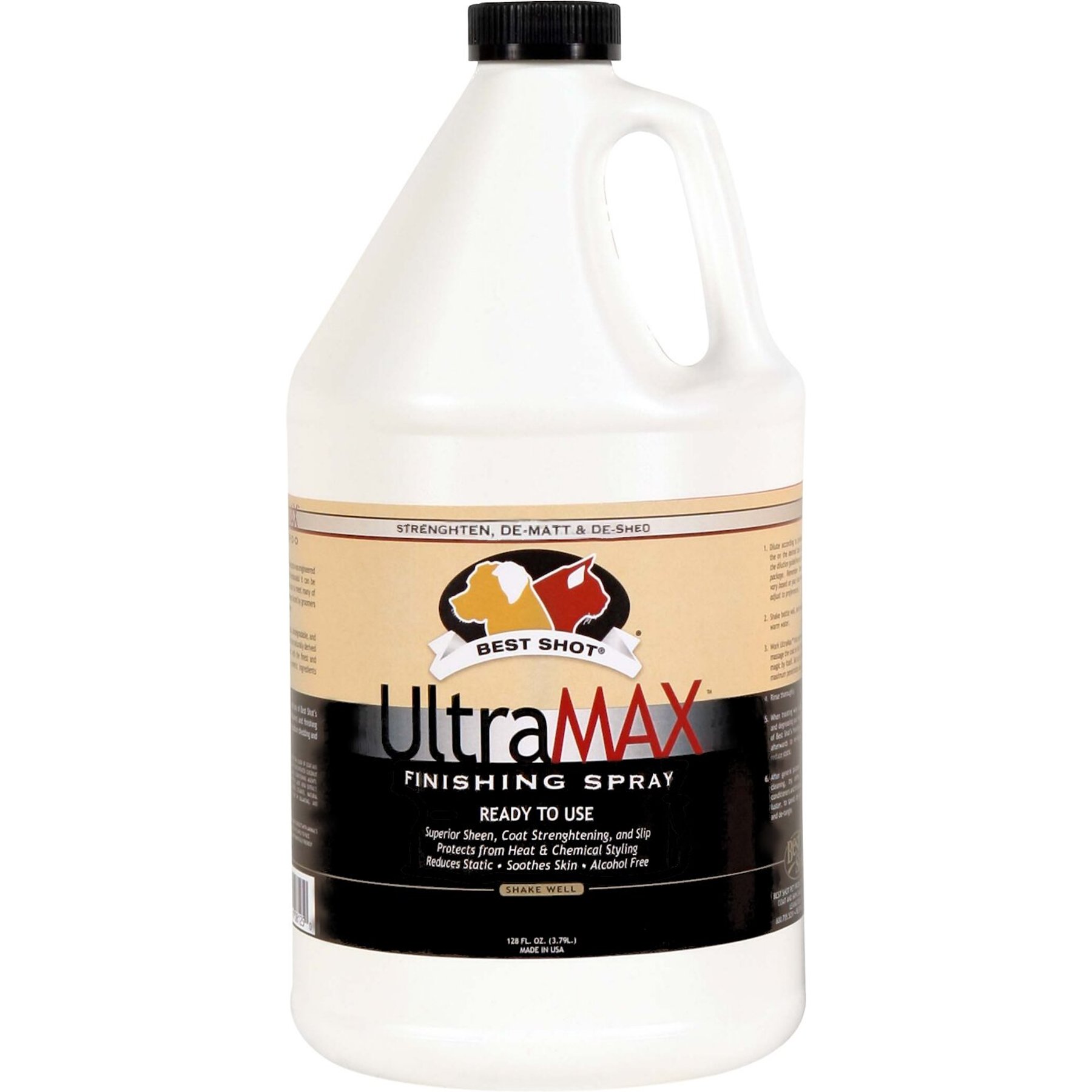 Best Shot UltraMax Finishing Dog & Cat Spray, 1-gal bottle