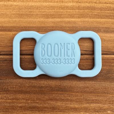 Show full view: Besties Adventure Dog AirTag Holder, Blush Pink slide 3 of 6