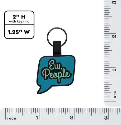 Show full view: Besties Ew, People Silicone Lightweight Cat ID Tag slide 5 of 5