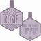 Show in main carousel: Besties Mini Salt & Sun Design Jingle-Free Silicone Cat & Dog ID Tag, Heather Purple slide 1 of 10