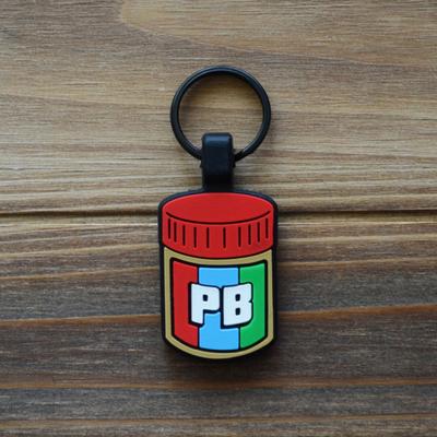 Show full view: Besties Peanut Butter Jingle-Free Silicone Dog ID Tag slide 2 of 7