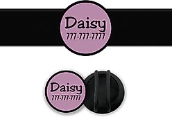 Besties Slide-On Cat & Dog ID Tag, Lavender