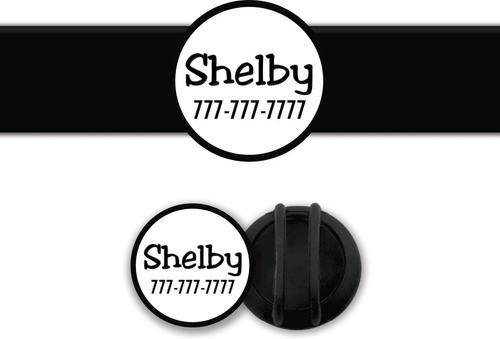 Show full view: Besties Slide-On Cat & Dog ID Tag, White slide 1 of 9