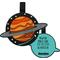 Show in main carousel: Besties Spaced Out Jingle-Free Silicone Dog ID Tag slide 1 of 8