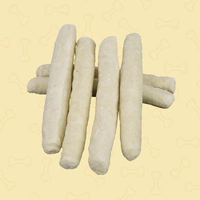 Show full view: Better Belly Originals Rolls Chicken Liver Flavor Highly-Digestible Rawhide Dog Treat Chew, Small, 20 count slide 4 of 13