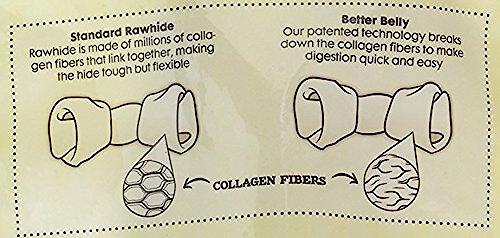 Show full view: Better Belly Originals Rolls Highly-Digestible Rawhide Chicken Liver Flavor Dog Treat Chew, Large, 3 count slide 4 of 12