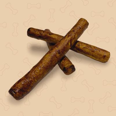 Show full view: Better Belly Proteins Rolls with Real Peanut Butter Highly Digestible Rawhide Dog Treat Chew, Small, 6 count slide 4 of 12