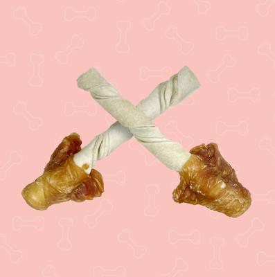 Show full view: Better Belly Triple Flavor Wings Sirloin, Lamb, & Chicken Highly Digestible Rawhide Dog Treat Chews, 10 count slide 4 of 12