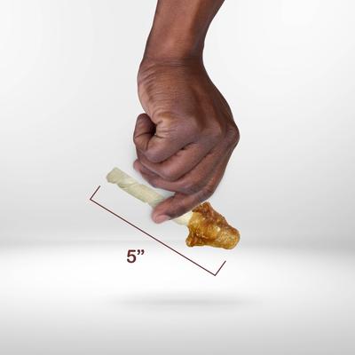 Show full view: Better Belly Triple Flavor Wings Sirloin, Lamb, & Chicken Highly Digestible Rawhide Dog Treat Chews, 10 count slide 9 of 12