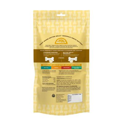 Show full view: Better Belly Originals Rolls Highly Digestible Rawhide Real Beef Sirloin Flavor Dog Treat Chew, Large, 3 count slide 3 of 12