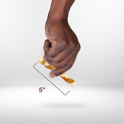 Show full view: Better Belly Proteins Rolls with Real Venison Highly Digestible Rawhide Dog Treat Chew, Small, 6 count slide 5 of 13