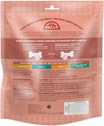 Better Belly Proteins Twist Sticks with Real Salmon Highly Digestible Rawhide Dog Treat Chew, 25 count slide 2 of 4