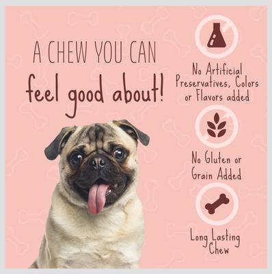 Show full view: Better Belly Proteins Rolls with Real Lamb Highly Digestible Rawhide Dog Treat Chew, Small, 6 count slide 7 of 12