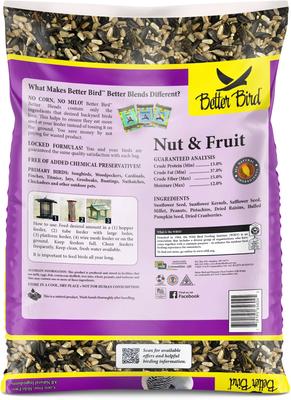 Show full view: Better Bird Nut & Fruit Bird Food, 4-lb bag slide 2 of 9