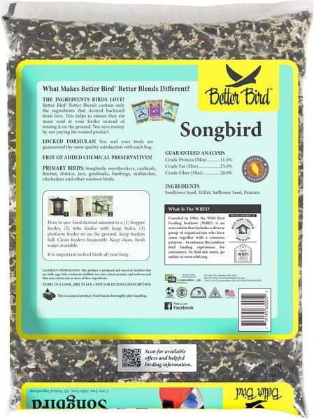 Better Bird Songbird Bird Food, 5-lb bag