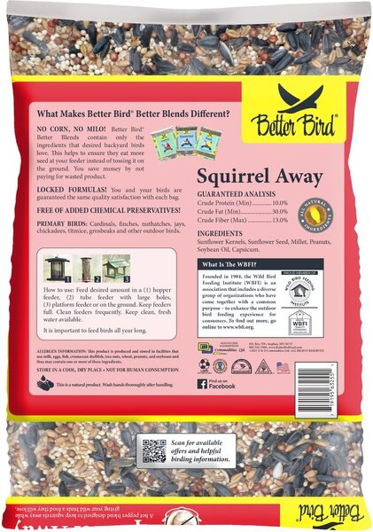Better Bird Squirrel Away Bird Food, 5-lb bag