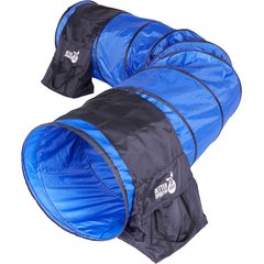 Better Sporting Dogs 10-ft Agility Tunnel with Sandbag Dog Toy, Blue