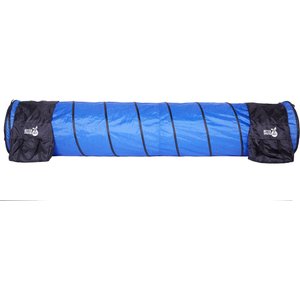 Better Sporting Dogs 10-ft Agility Tunnel with Sandbag Dog Toy, Blue