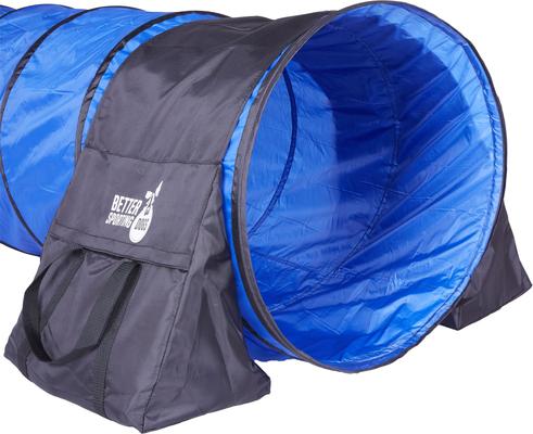 Show full view: Better Sporting Dogs 10-ft Agility Tunnel with Sandbag Dog Toy, Blue slide 5 of 10