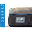 Show in main carousel: Better World Pets Orthopedic Pillow Dog Bed with Removable Cover, Rave Green, Medium slide 5 of 11