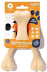 BetterBone Classic Hypoallergenic Dog Toy, Natural, Small
