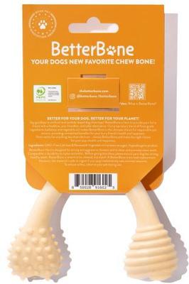 Show full view: BetterBone Classic Hypoallergenic Dog Toy, Natural, Small slide 2 of 10