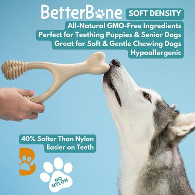 Show full view: BetterBone Soft Density Classic Flavor Dog Chew Toy, Large slide 4 of 7