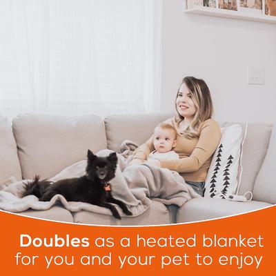 Show full view: Beurer Heated Dog & Cat Blanket, Gray slide 4 of 8