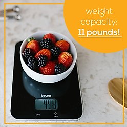 Beurer Multi-Function Digital Kitchen Dog & Cat Food Scale slide 2 of 3