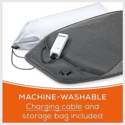 Show full view: Beurer Portable Heated Seat with Power Bank Dog & Cat Pad, Gray slide 3 of 5