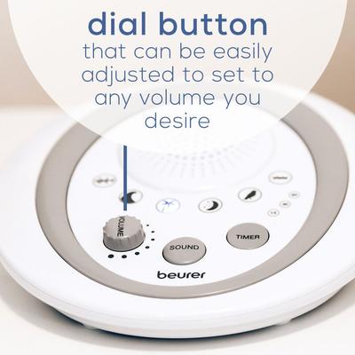 Show full view: Beurer Premium White Noise Machine Cat & Dog Calming Device, White slide 6 of 9