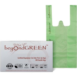 beyondGREEN Compostable Cat Litter Bags, 300 count