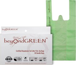 beyondGREEN Compostable Cat Litter Bags, 50 count