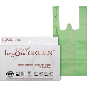 beyondGREEN Compostable Cat Litter Bags, 50 count