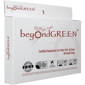 beyondGREEN Compostable Cat Litter Bags, 50 count