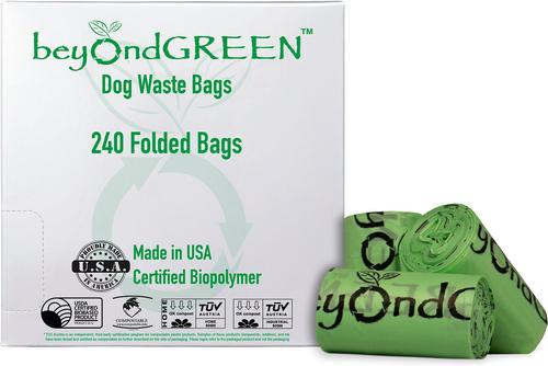 Show full view: beyondGREEN Compostable Dog Waste Bag Refill Rolls, 240 count slide 4 of 8