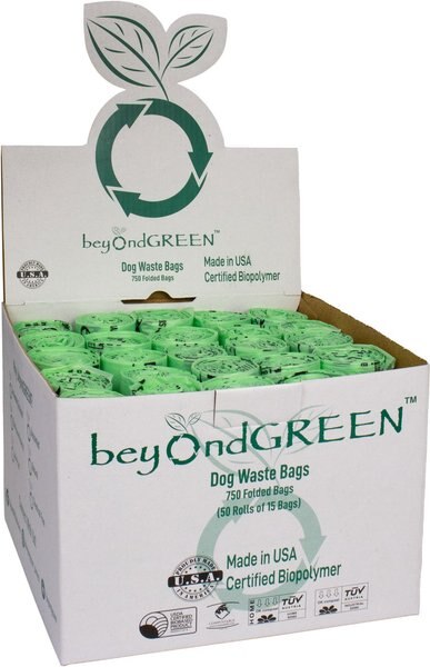 beyondGREEN Compostable Dog Waste Bag Refill Rolls