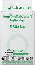 beyondGREEN Compostable Dog Waste Bag Refill Rolls, 90 count